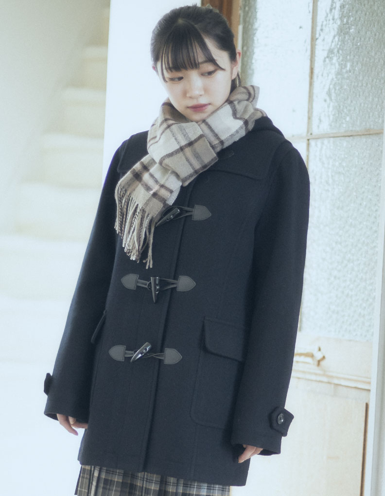 ダッフルコート〈イーストボーイ・ヴィーナス〉ネイビー