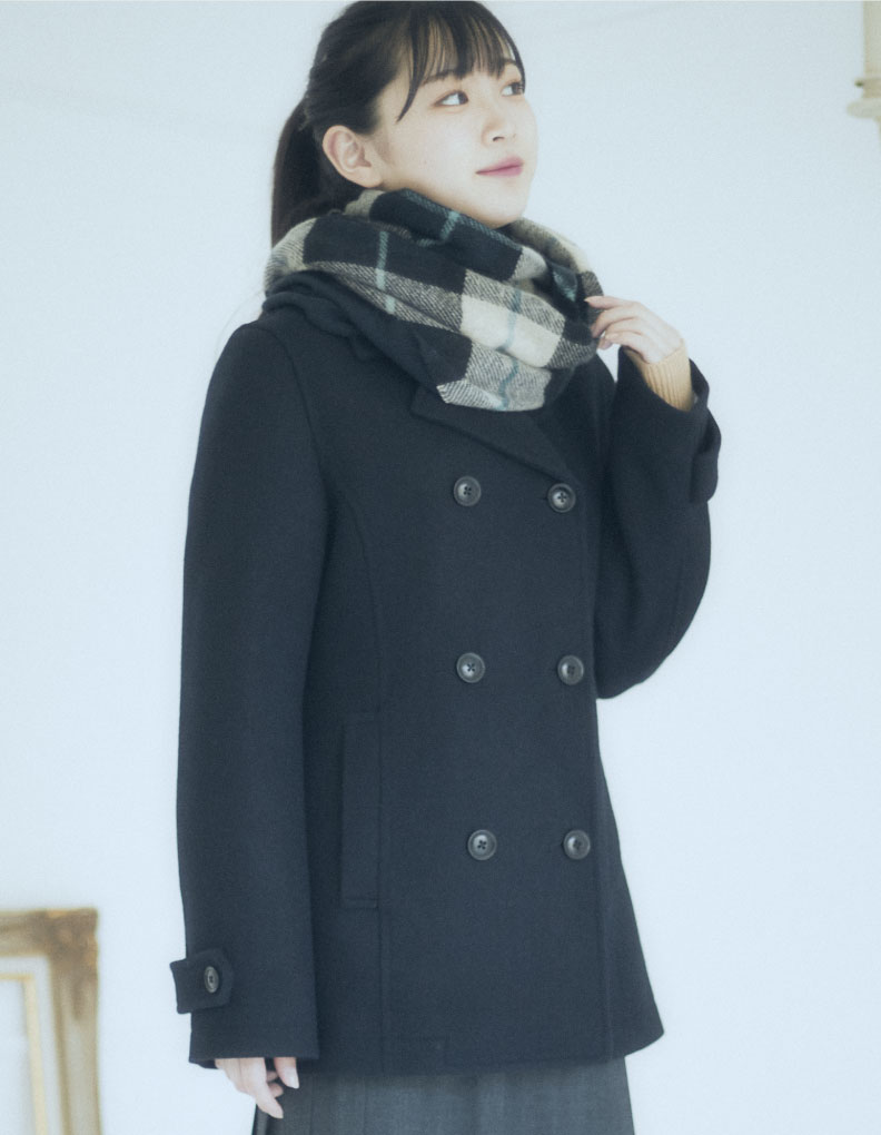 Pコート〈イーストボーイ・ヴィーナス〉ネイビー