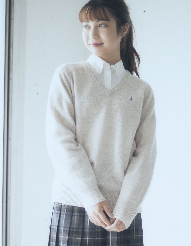 カーディガン〈ミルキーグレープ女神〉オートミール