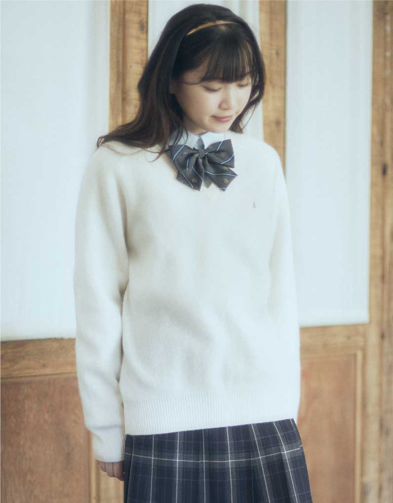 カーディガン〈アイスショコラ女神〉オフホワイト