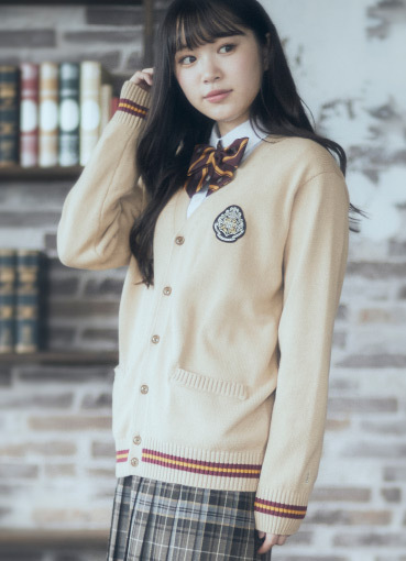カーディガン〈グリフィンドール〉キャメル