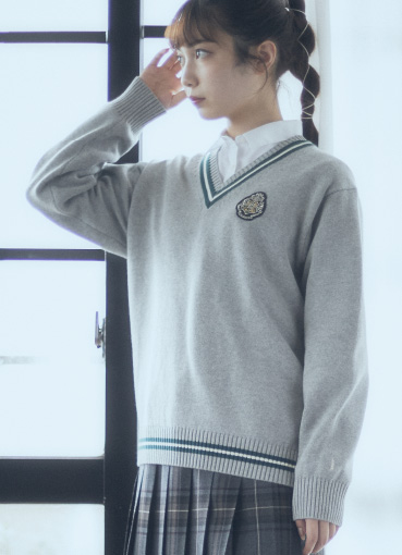 プルオーバー〈スリザリン〉ライトグレー