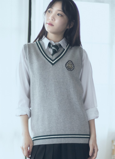 ベスト〈スリザリン〉ライトグレー