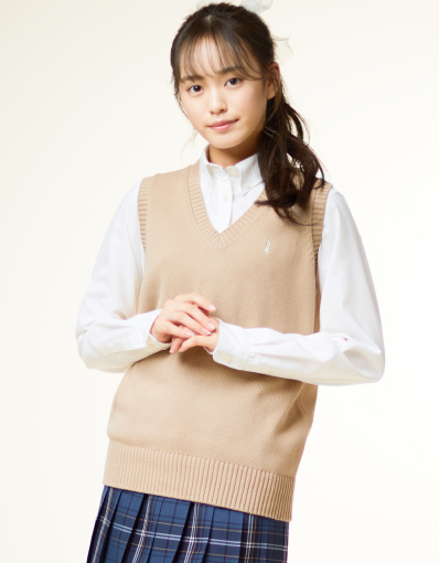 ベスト〈キャンディ女神〉キャメル×バニラミルク