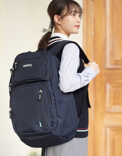 デイバッグ 32L ネイビー×ミント 